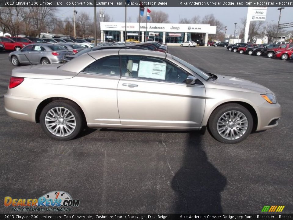 Cashmere Pearl 2013 Chrysler 200 Limited Hard Top Convertible Photo #2
