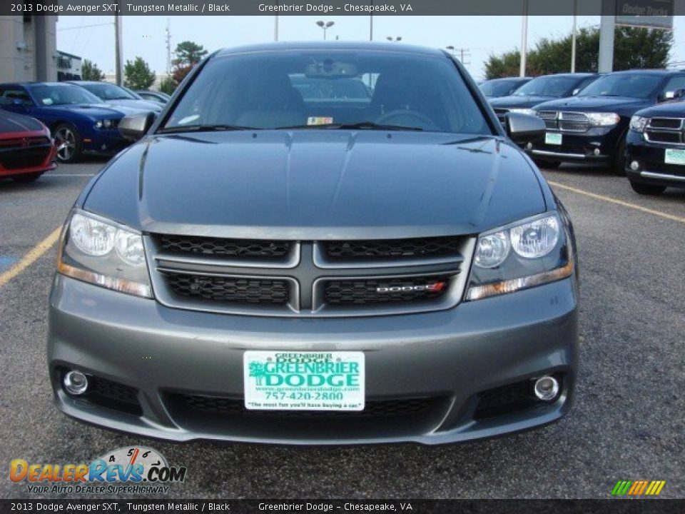 2013 Dodge Avenger SXT Tungsten Metallic / Black Photo #6