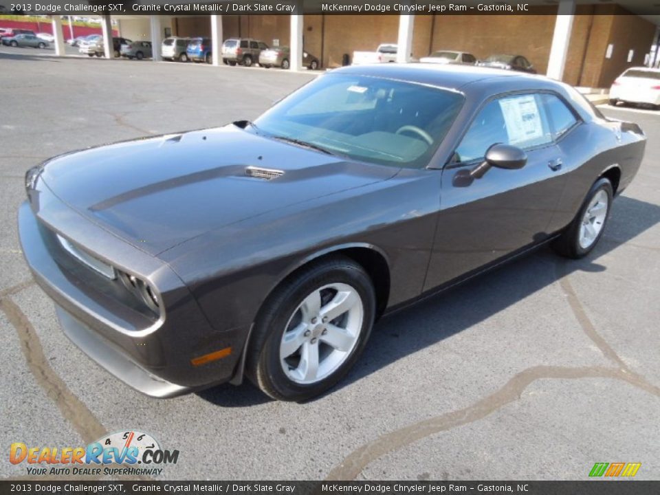 2013 Dodge Challenger SXT Granite Crystal Metallic / Dark Slate Gray Photo #2
