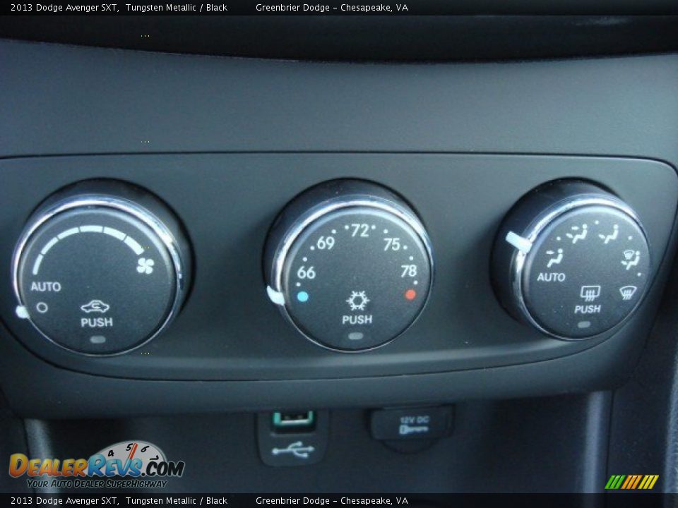 2013 Dodge Avenger SXT Tungsten Metallic / Black Photo #13