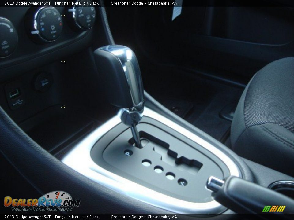2013 Dodge Avenger SXT Tungsten Metallic / Black Photo #14