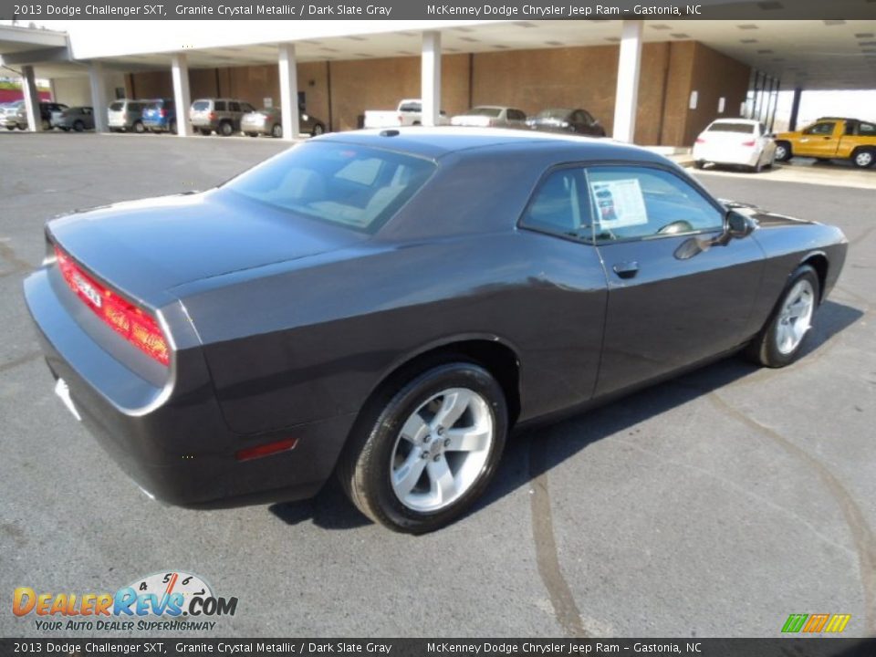 2013 Dodge Challenger SXT Granite Crystal Metallic / Dark Slate Gray Photo #5