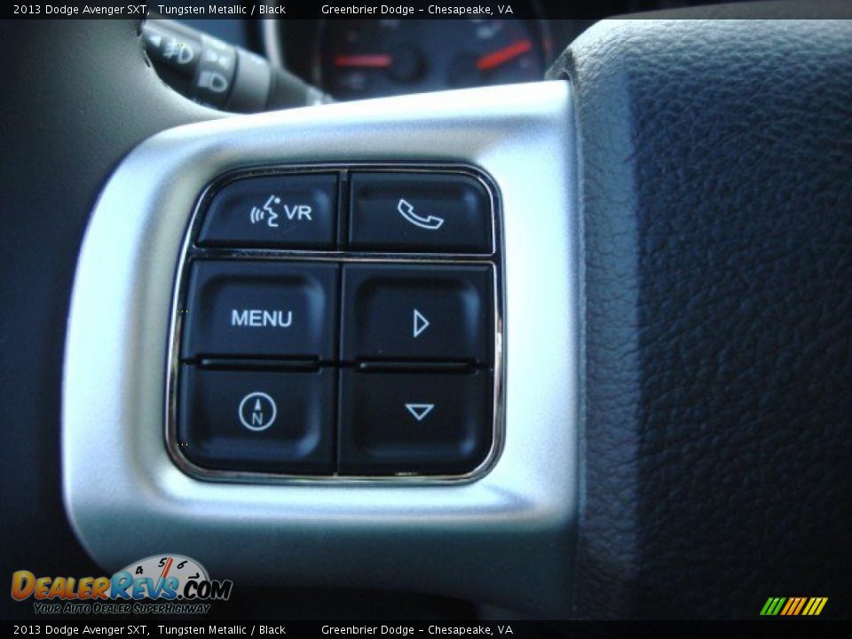 2013 Dodge Avenger SXT Tungsten Metallic / Black Photo #15
