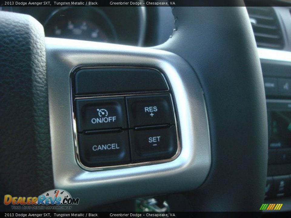 2013 Dodge Avenger SXT Tungsten Metallic / Black Photo #16