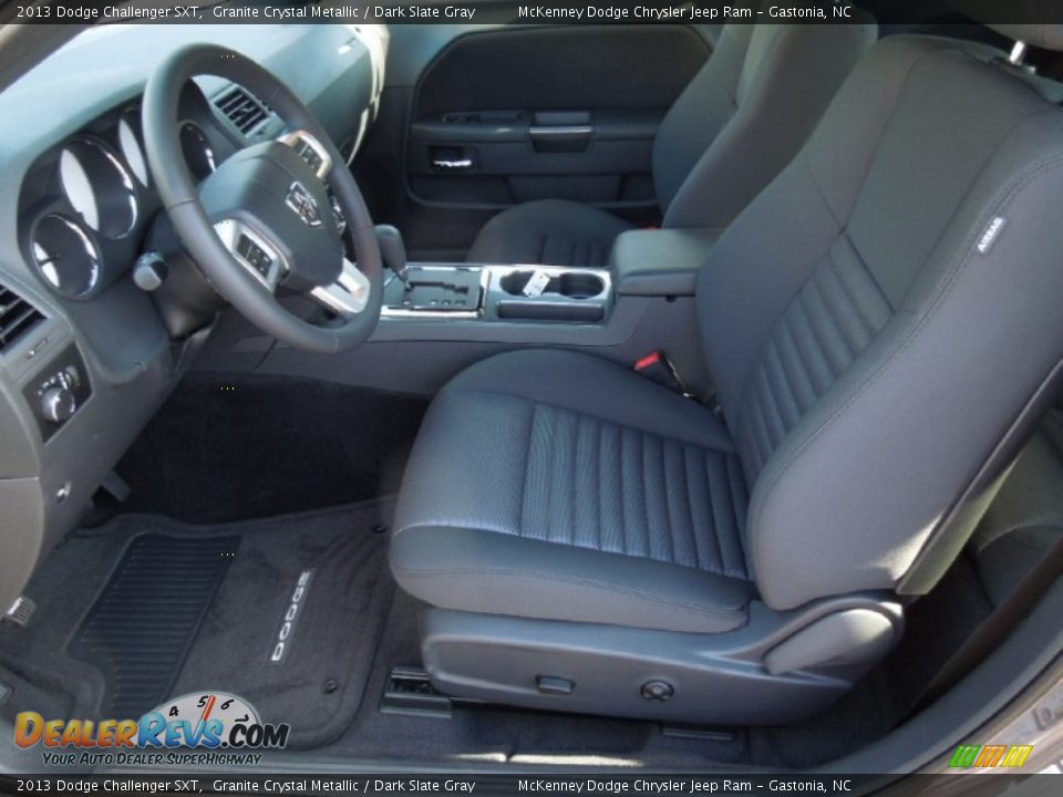 2013 Dodge Challenger SXT Granite Crystal Metallic / Dark Slate Gray Photo #8