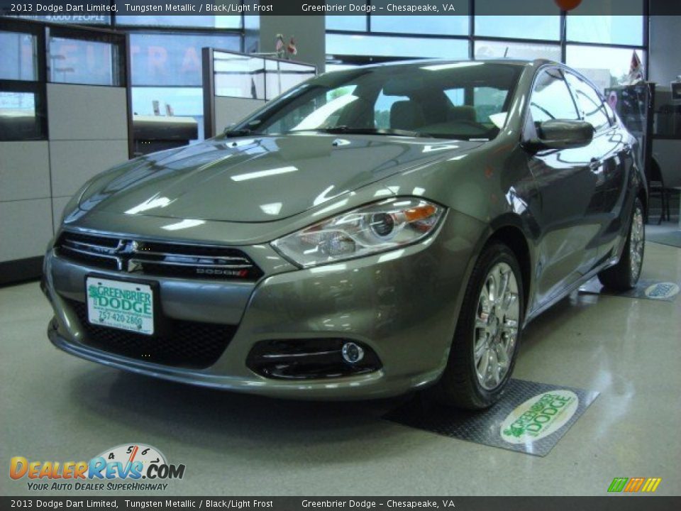 2013 Dodge Dart Limited Tungsten Metallic / Black/Light Frost Photo #1