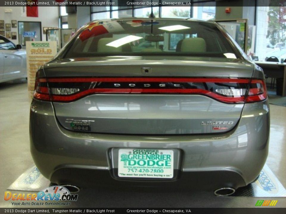 2013 Dodge Dart Limited Tungsten Metallic / Black/Light Frost Photo #2