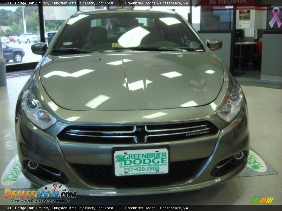 2013 Dodge Dart Limited Tungsten Metallic / Black/Light Frost Photo #5