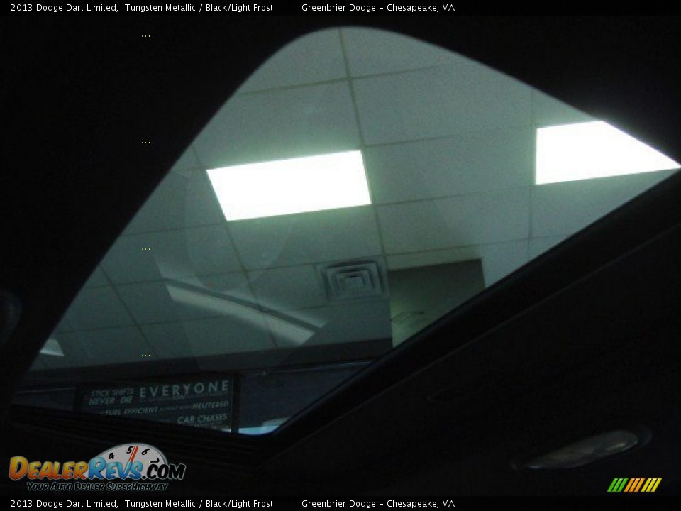 2013 Dodge Dart Limited Tungsten Metallic / Black/Light Frost Photo #9