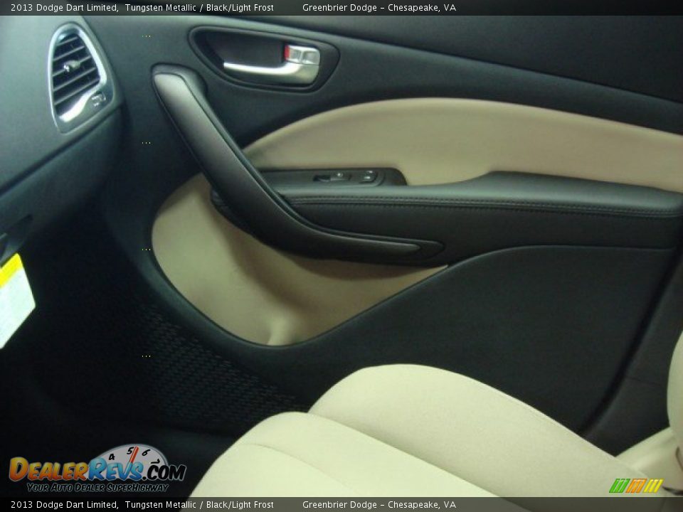 2013 Dodge Dart Limited Tungsten Metallic / Black/Light Frost Photo #16