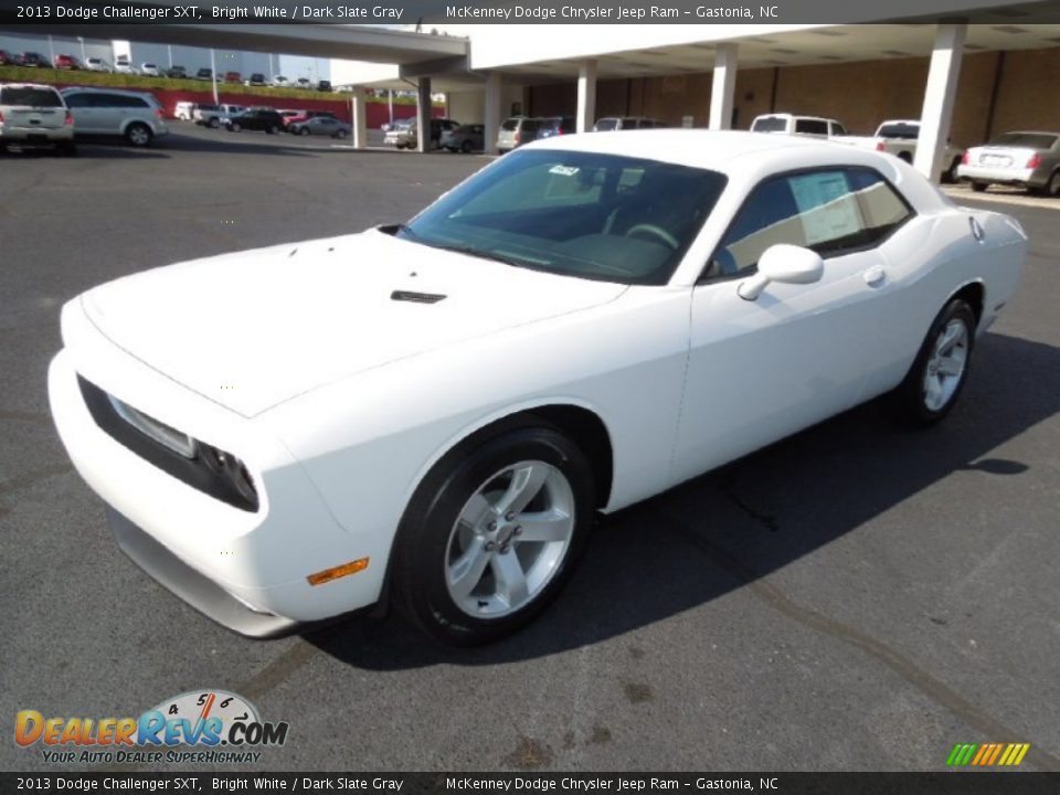 2013 Dodge Challenger SXT Bright White / Dark Slate Gray Photo #2