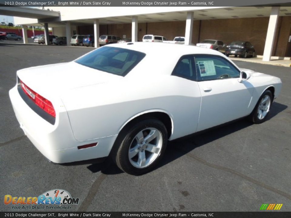 2013 Dodge Challenger SXT Bright White / Dark Slate Gray Photo #5