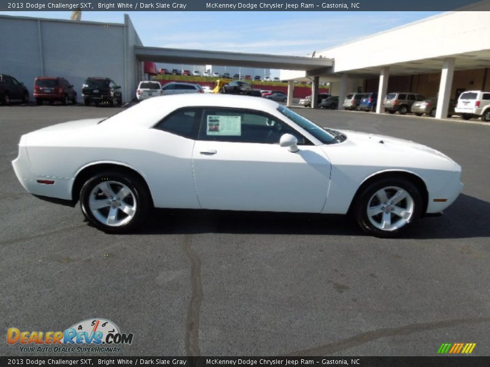 2013 Dodge Challenger SXT Bright White / Dark Slate Gray Photo #6