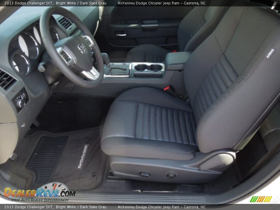 2013 Dodge Challenger SXT Bright White / Dark Slate Gray Photo #8
