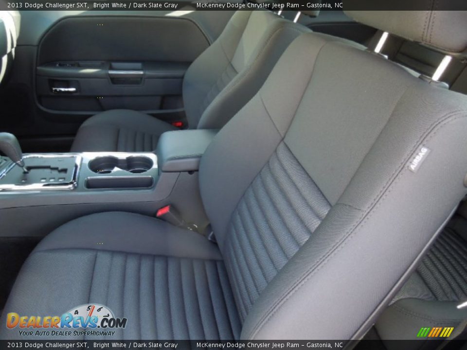 2013 Dodge Challenger SXT Bright White / Dark Slate Gray Photo #9
