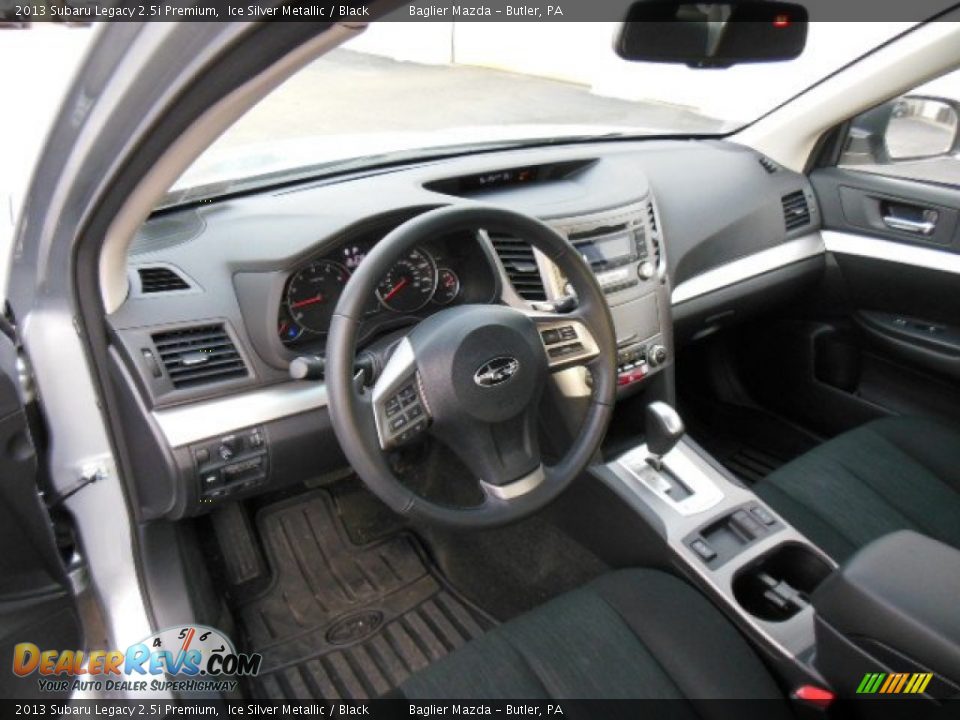 2013 Subaru Legacy 2.5i Premium Ice Silver Metallic / Black Photo #10