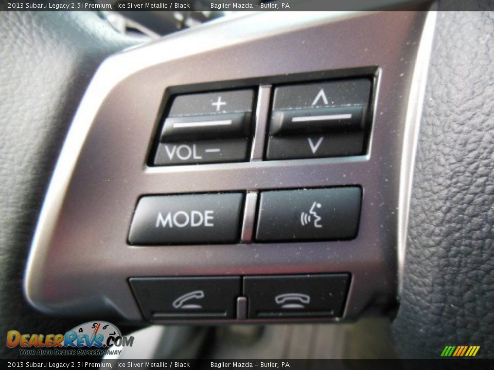 2013 Subaru Legacy 2.5i Premium Ice Silver Metallic / Black Photo #23