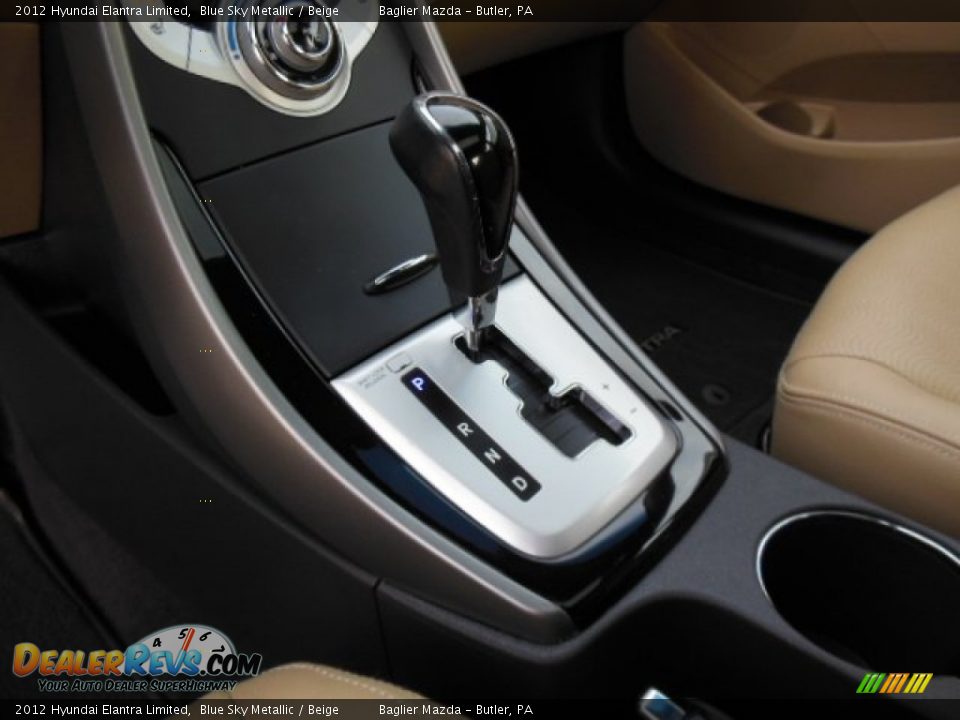 2012 Hyundai Elantra Limited Blue Sky Metallic / Beige Photo #19
