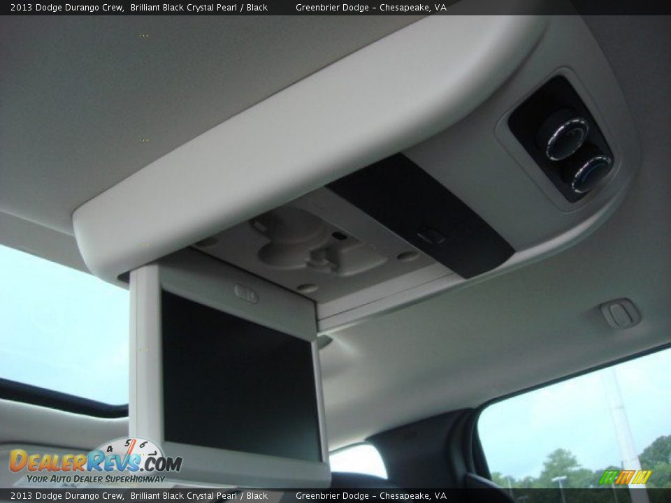 2013 Dodge Durango Crew Brilliant Black Crystal Pearl / Black Photo #10