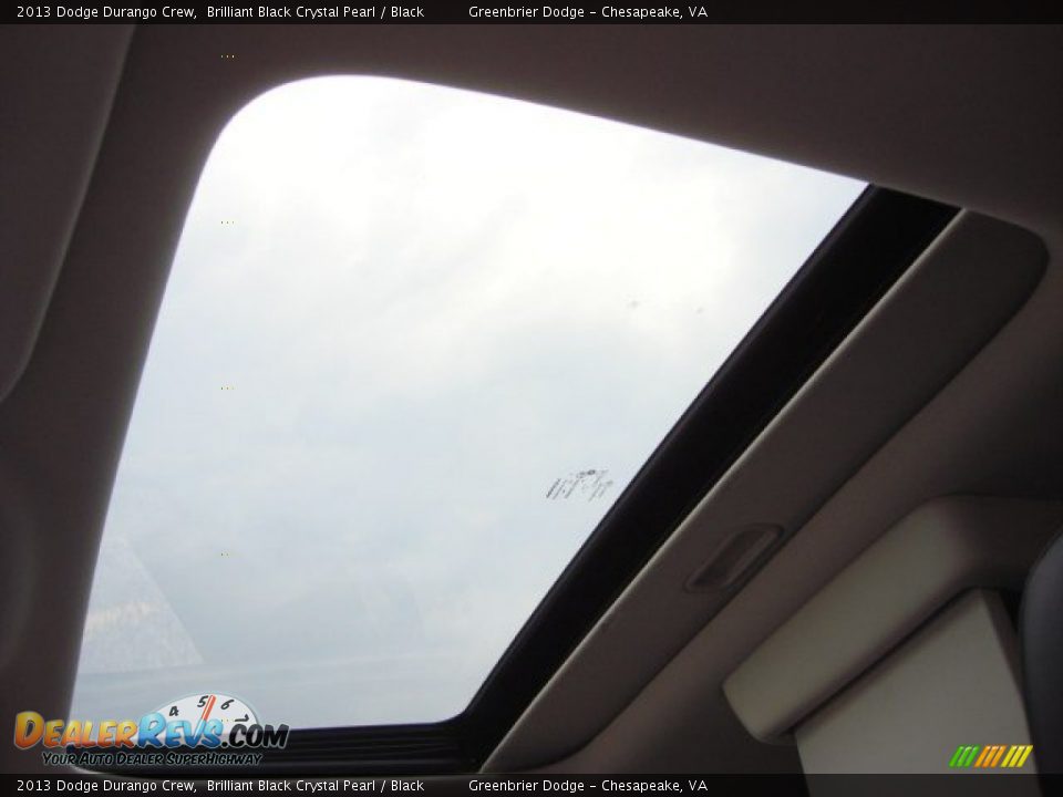 2013 Dodge Durango Crew Brilliant Black Crystal Pearl / Black Photo #13