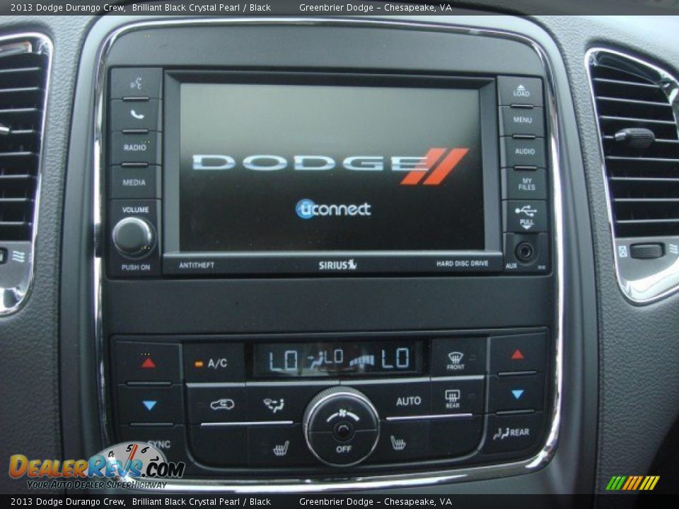 2013 Dodge Durango Crew Brilliant Black Crystal Pearl / Black Photo #14