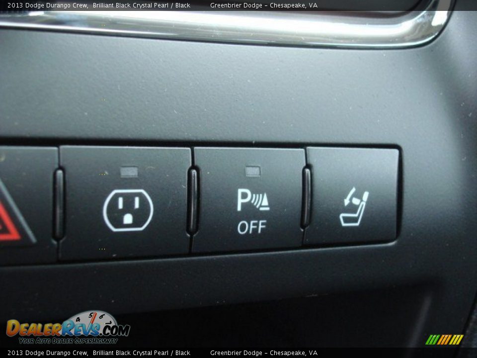 2013 Dodge Durango Crew Brilliant Black Crystal Pearl / Black Photo #18