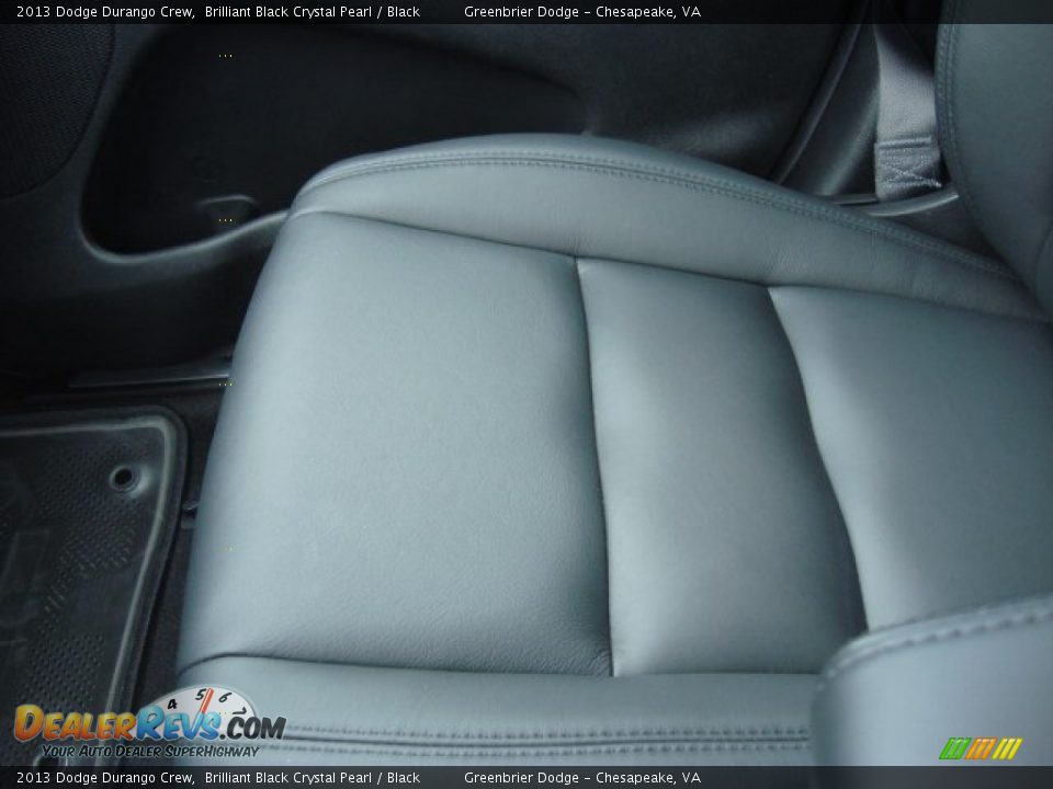 2013 Dodge Durango Crew Brilliant Black Crystal Pearl / Black Photo #19