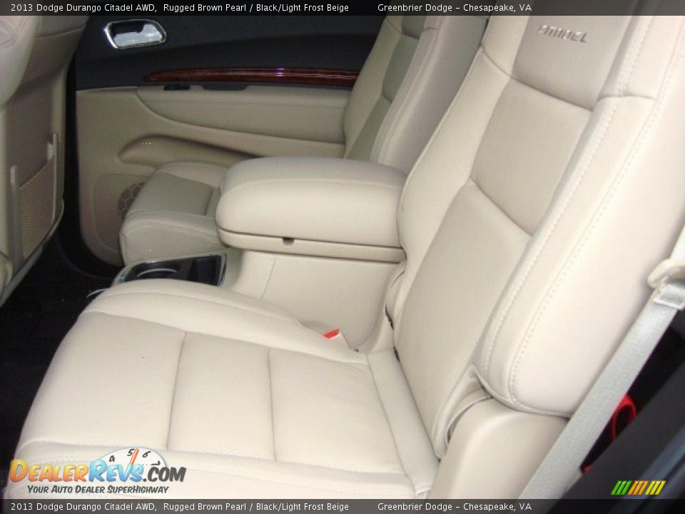 2013 Dodge Durango Citadel AWD Rugged Brown Pearl / Black/Light Frost Beige Photo #8