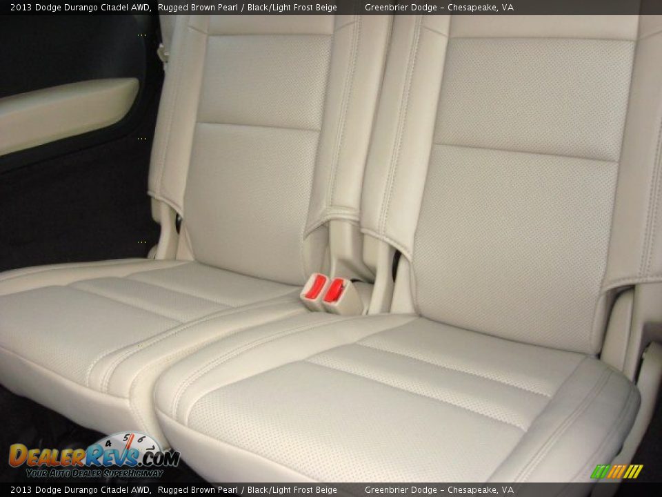 2013 Dodge Durango Citadel AWD Rugged Brown Pearl / Black/Light Frost Beige Photo #9