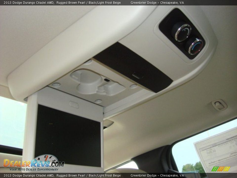 2013 Dodge Durango Citadel AWD Rugged Brown Pearl / Black/Light Frost Beige Photo #10