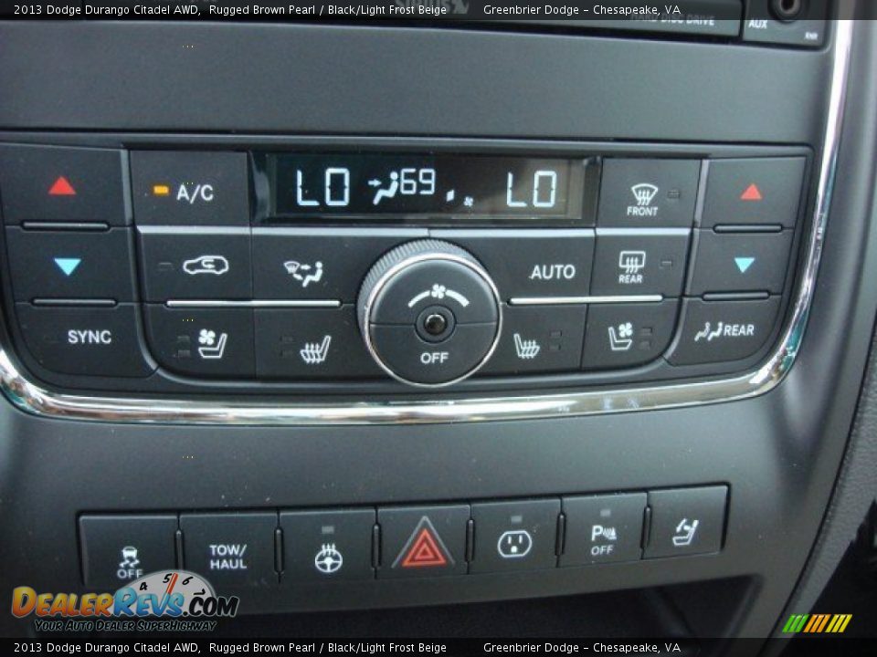 2013 Dodge Durango Citadel AWD Rugged Brown Pearl / Black/Light Frost Beige Photo #14
