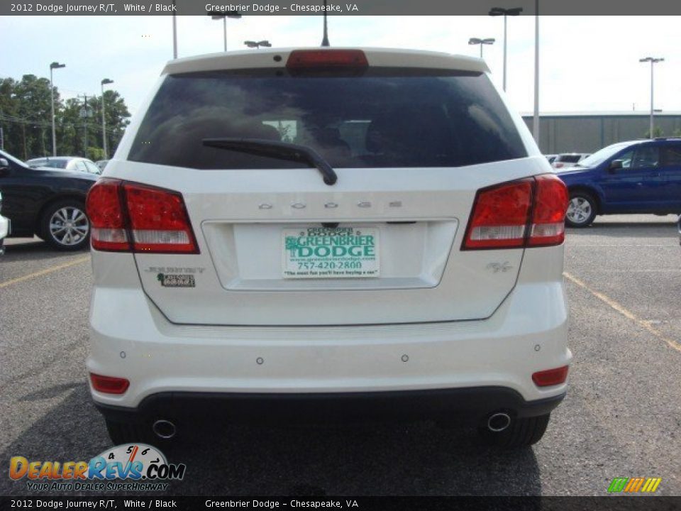 2012 Dodge Journey R/T White / Black Photo #2