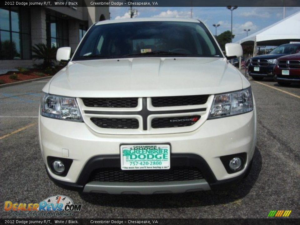 2012 Dodge Journey R/T White / Black Photo #6