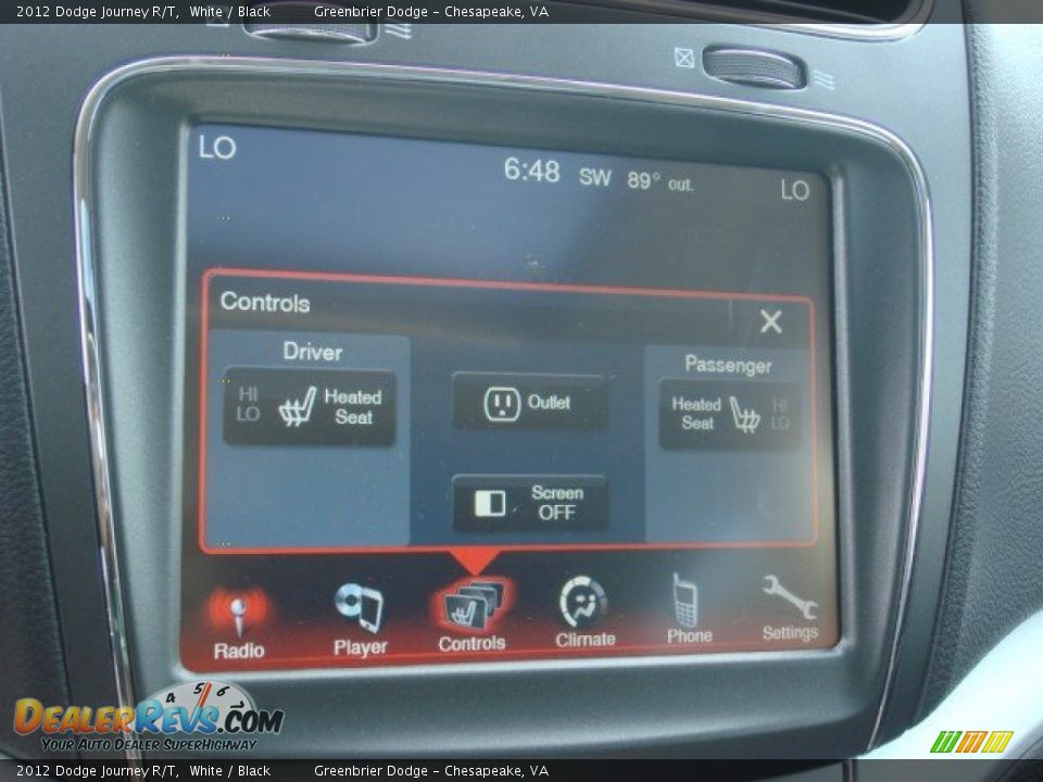 2012 Dodge Journey R/T White / Black Photo #14