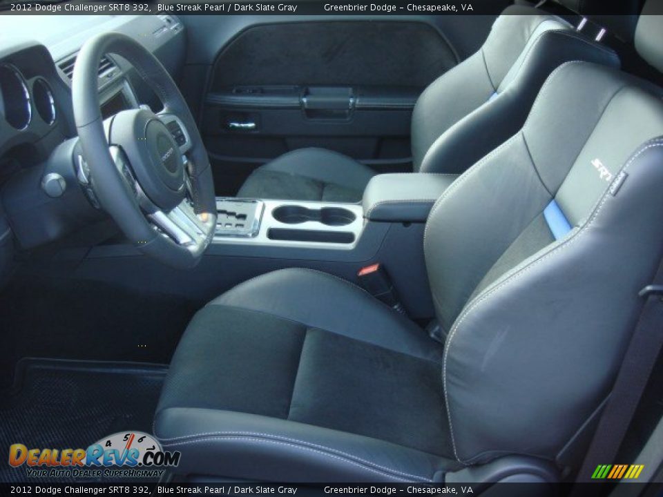Dark Slate Gray Interior - 2012 Dodge Challenger SRT8 392 Photo #9