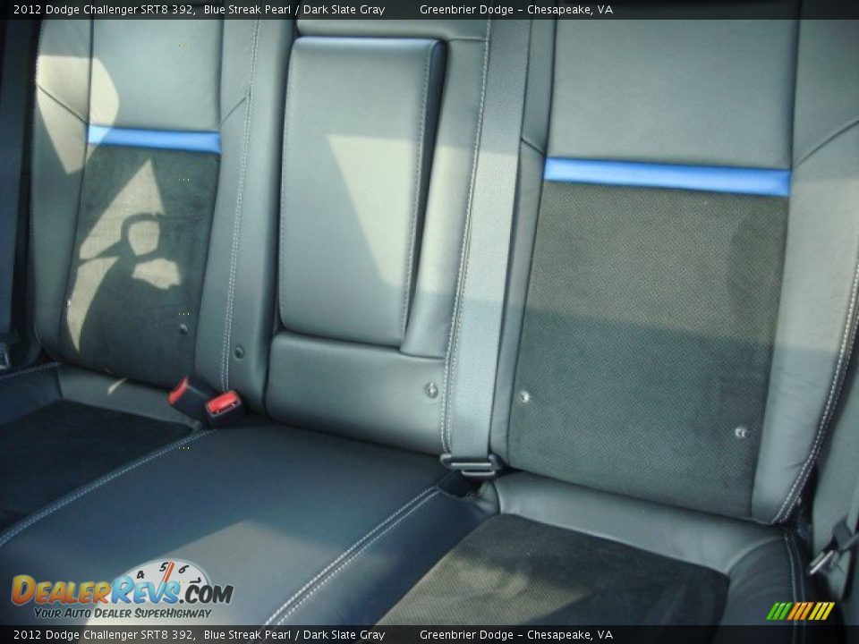 Rear Seat of 2012 Dodge Challenger SRT8 392 Photo #11