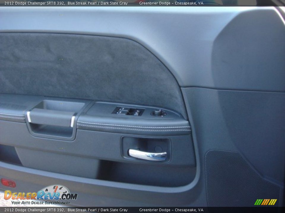 2012 Dodge Challenger SRT8 392 Blue Streak Pearl / Dark Slate Gray Photo #13