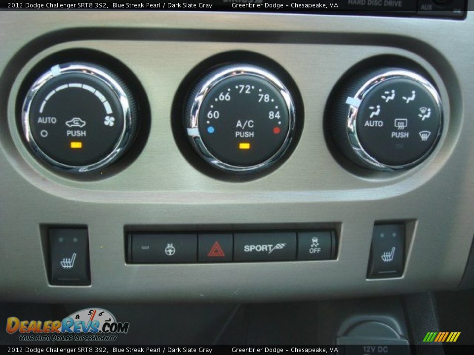 Controls of 2012 Dodge Challenger SRT8 392 Photo #15