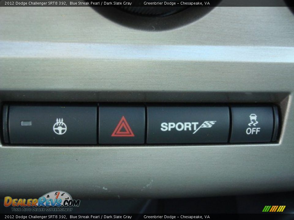 2012 Dodge Challenger SRT8 392 Blue Streak Pearl / Dark Slate Gray Photo #17