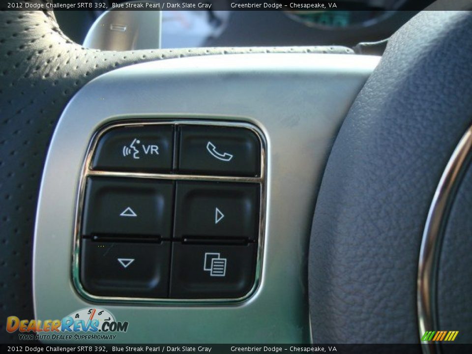 2012 Dodge Challenger SRT8 392 Blue Streak Pearl / Dark Slate Gray Photo #20