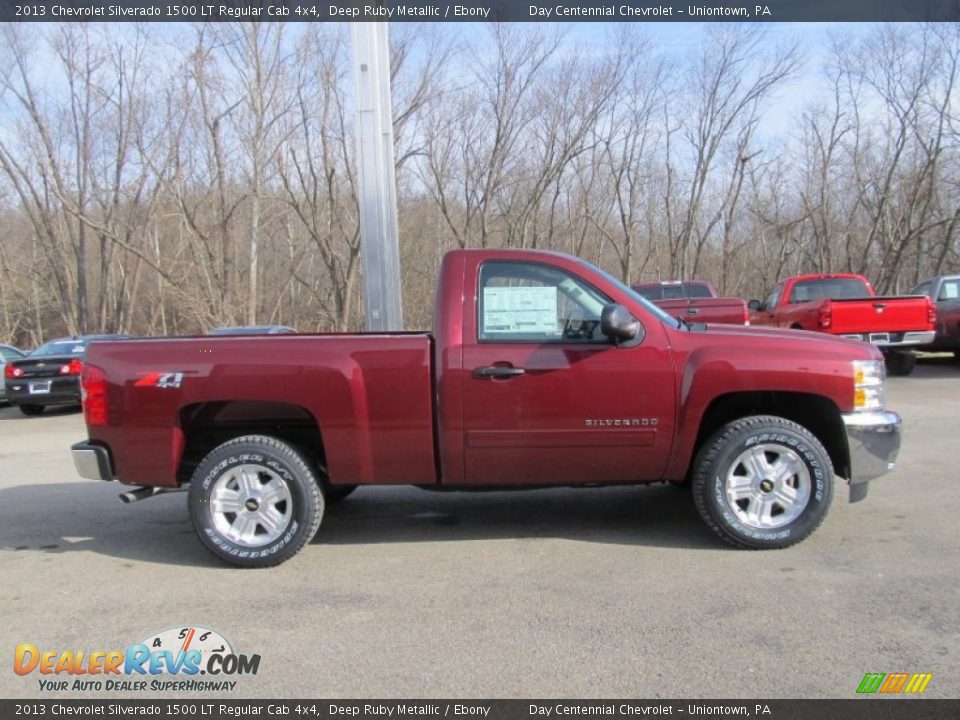 Deep Ruby Metallic 2013 Chevrolet Silverado 1500 LT Regular Cab 4x4 Photo #9