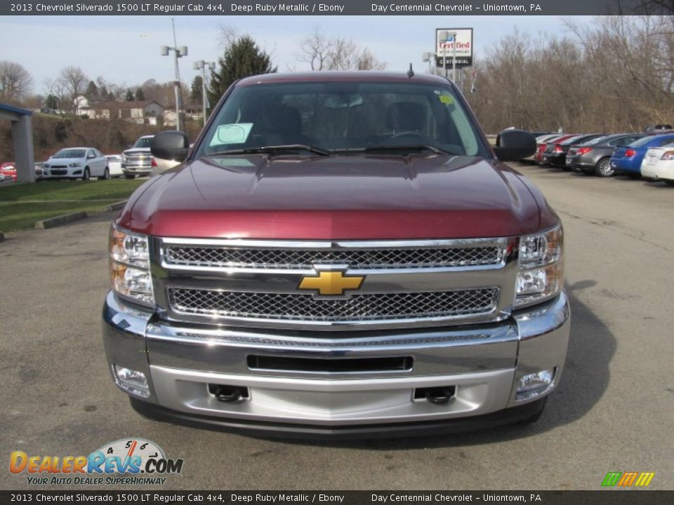 2013 Chevrolet Silverado 1500 LT Regular Cab 4x4 Deep Ruby Metallic / Ebony Photo #11