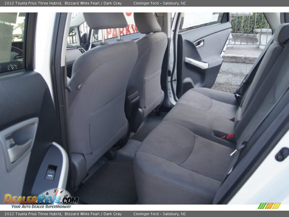2013 Toyota Prius Three Hybrid Blizzard White Pearl / Dark Gray Photo #12