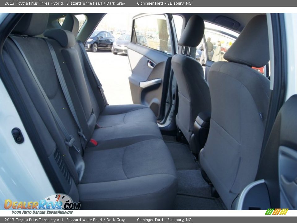 2013 Toyota Prius Three Hybrid Blizzard White Pearl / Dark Gray Photo #14