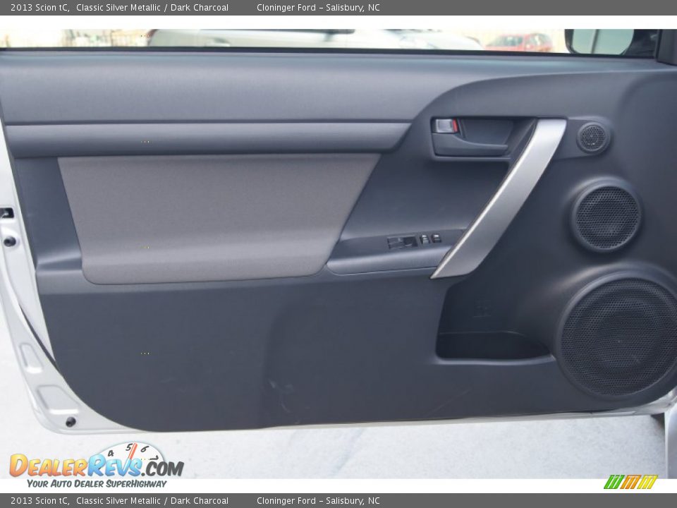 2013 Scion tC Classic Silver Metallic / Dark Charcoal Photo #9