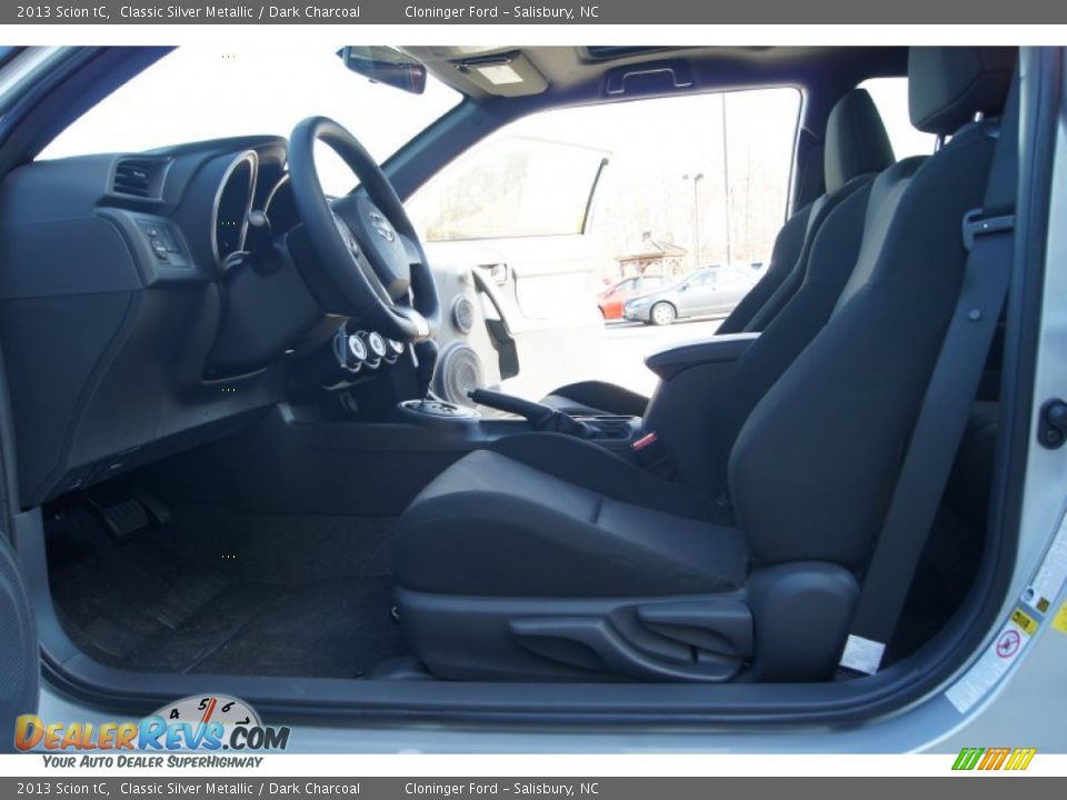 2013 Scion tC Classic Silver Metallic / Dark Charcoal Photo #11