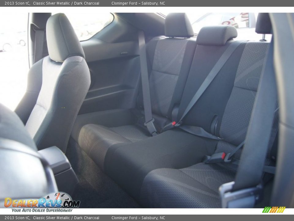 2013 Scion tC Classic Silver Metallic / Dark Charcoal Photo #13