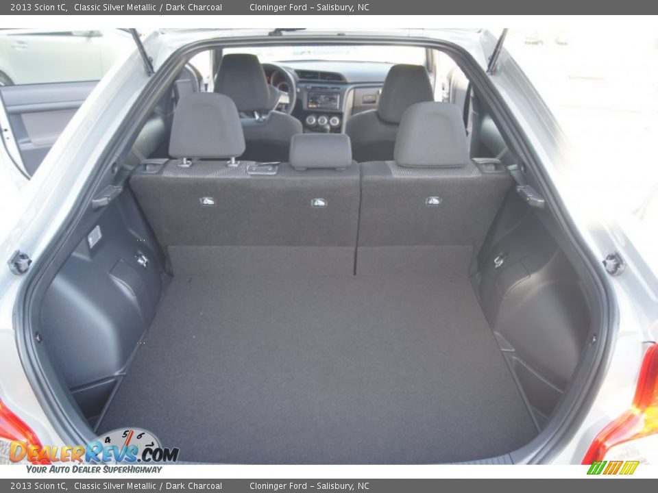 2013 Scion tC Classic Silver Metallic / Dark Charcoal Photo #14