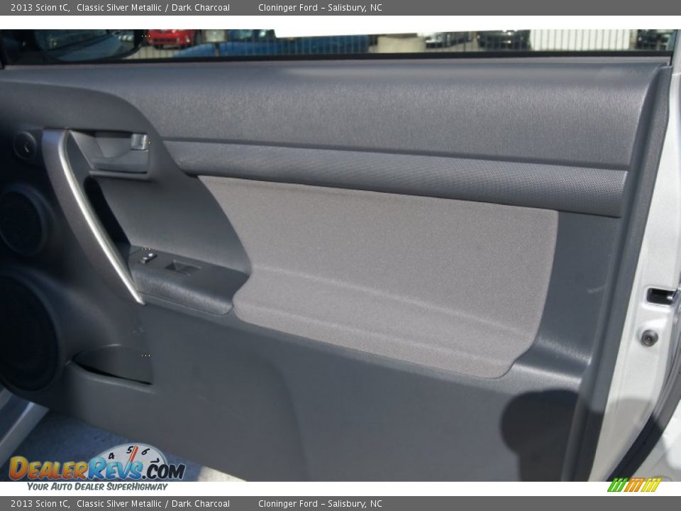 2013 Scion tC Classic Silver Metallic / Dark Charcoal Photo #18