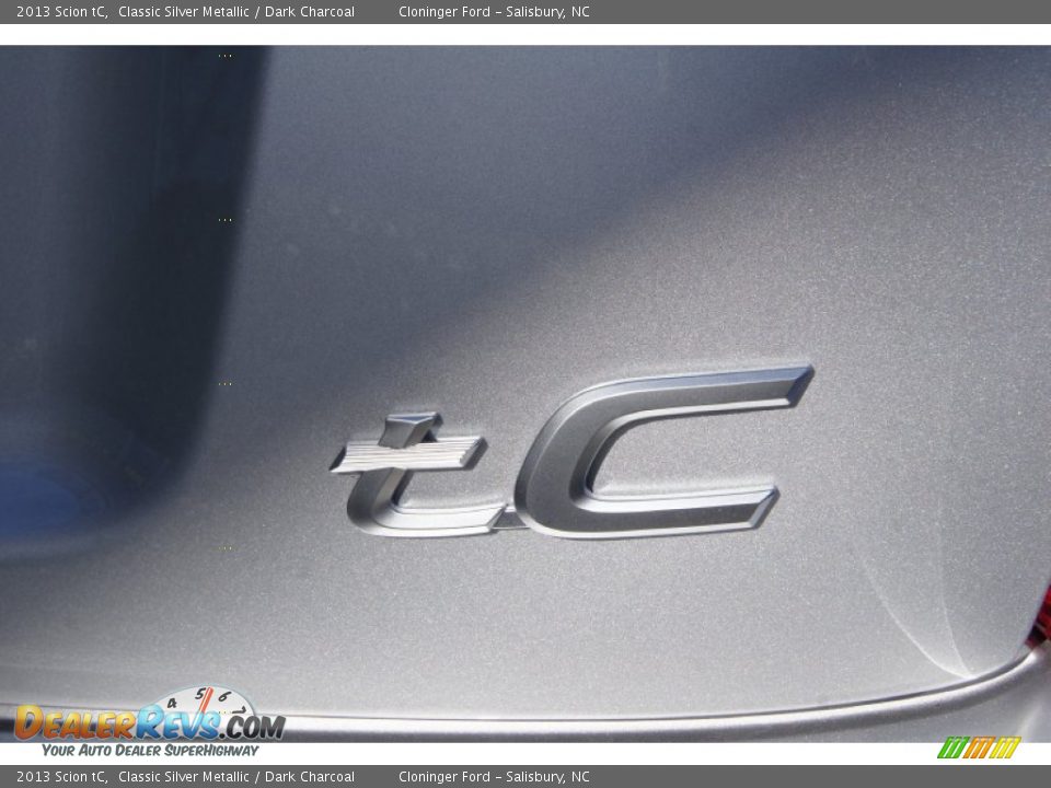 2013 Scion tC Classic Silver Metallic / Dark Charcoal Photo #20